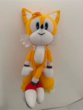 Yellow Fox Plush Cat Toy - Soft Interactive Pet Play Plush